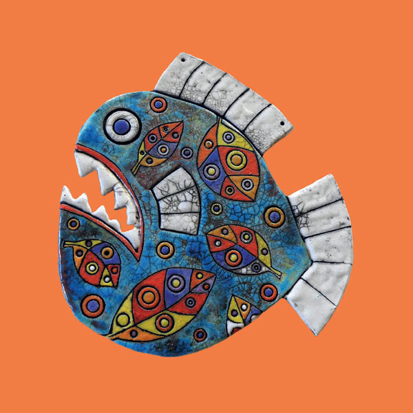 raku fish card