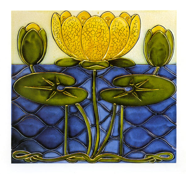 waterlily tile card