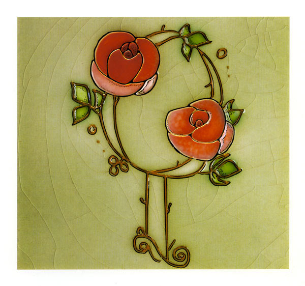 roses tile card